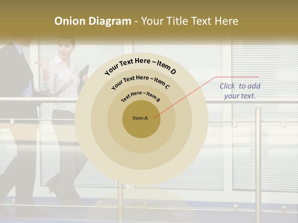 A Man And A Woman Walking Down A Bridge PowerPoint Template
