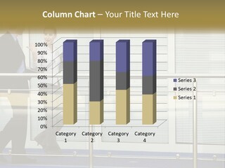 A Man And A Woman Walking Down A Bridge PowerPoint Template