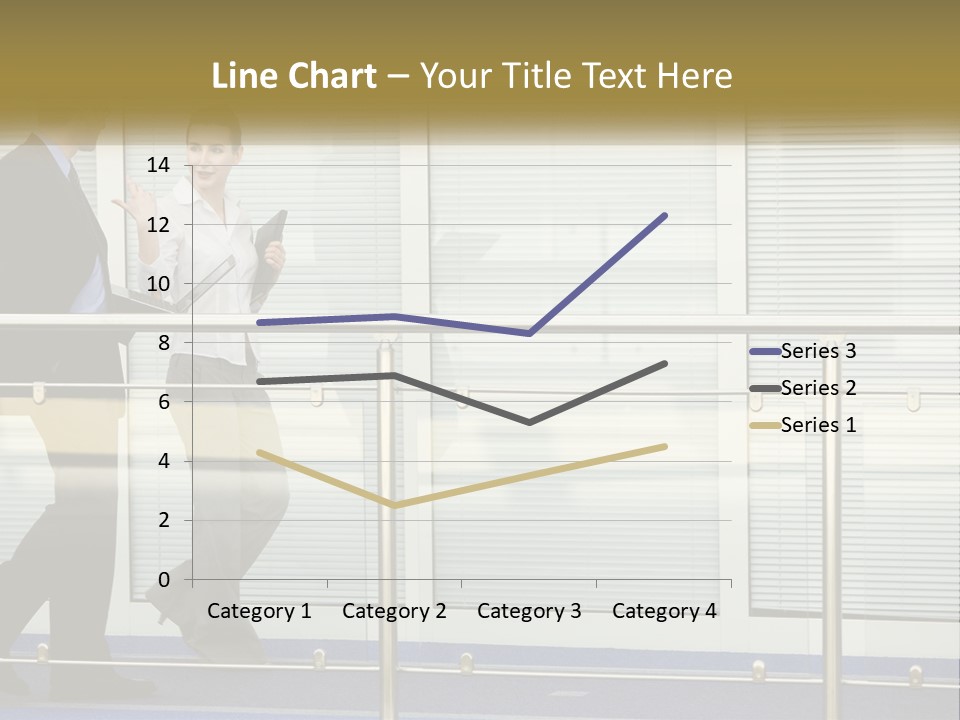 A Man And A Woman Walking Down A Bridge PowerPoint Template