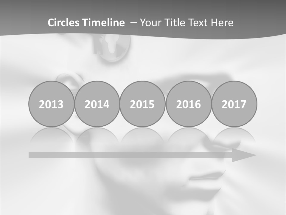 A Black And White Image Of A Man With Scissors In His Hair PowerPoint Template