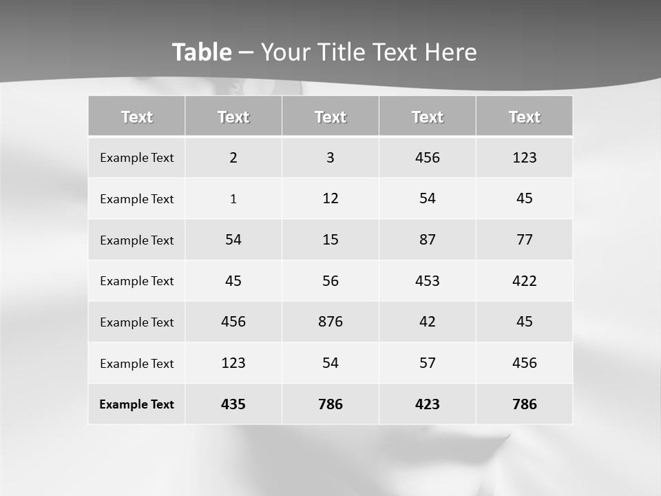 A Black And White Image Of A Man With Scissors In His Hair PowerPoint Template