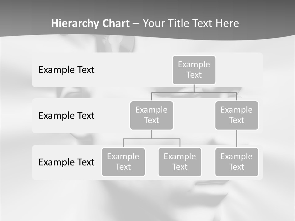 A Black And White Image Of A Man With Scissors In His Hair PowerPoint Template