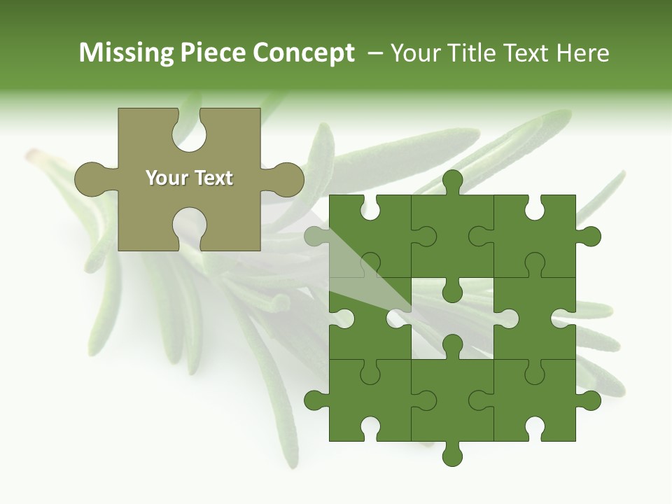 A Bunch Of Green Leaves On A White Background PowerPoint Template