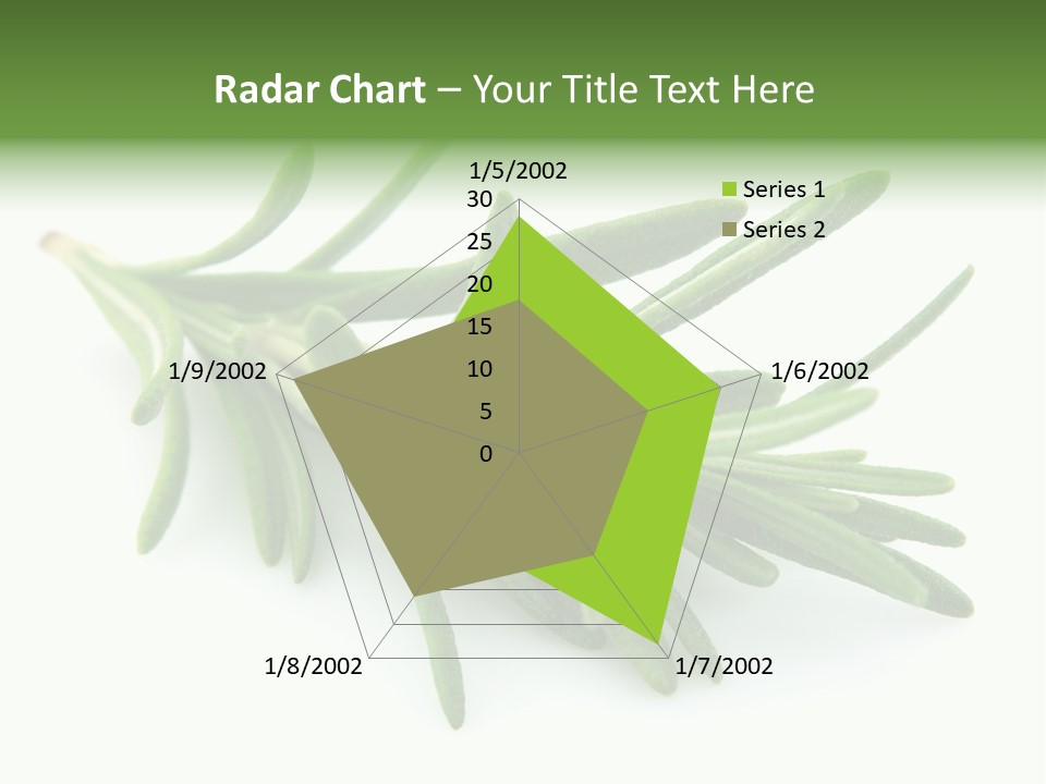 A Bunch Of Green Leaves On A White Background PowerPoint Template