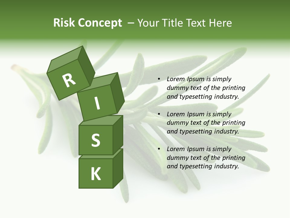 A Bunch Of Green Leaves On A White Background PowerPoint Template