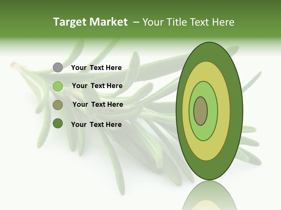 A Bunch Of Green Leaves On A White Background PowerPoint Template