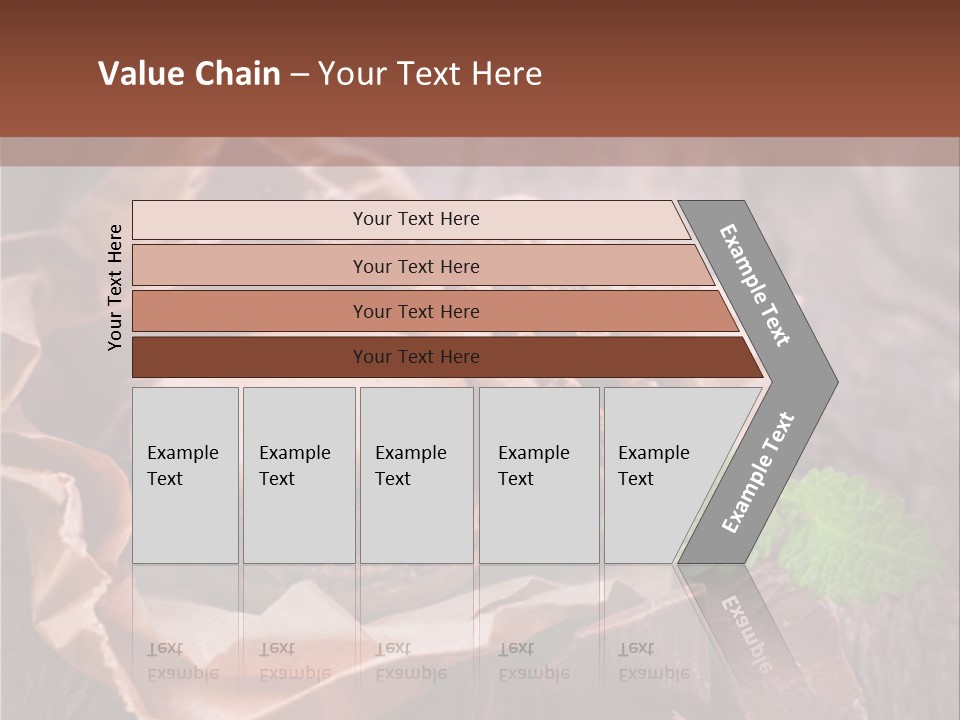 A Table Topped With Cookies And Chocolates On Top Of A Wooden Table PowerPoint Template
