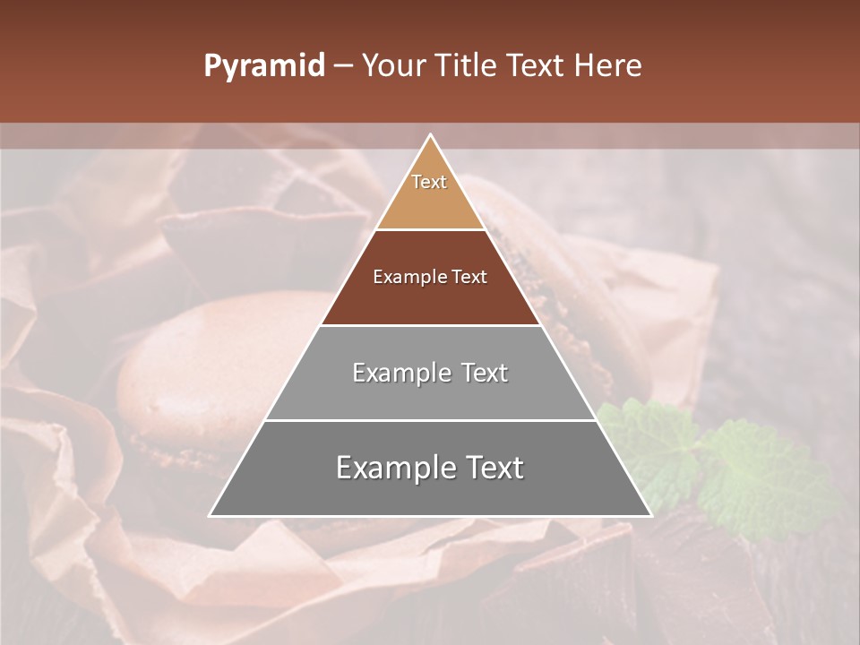A Table Topped With Cookies And Chocolates On Top Of A Wooden Table PowerPoint Template