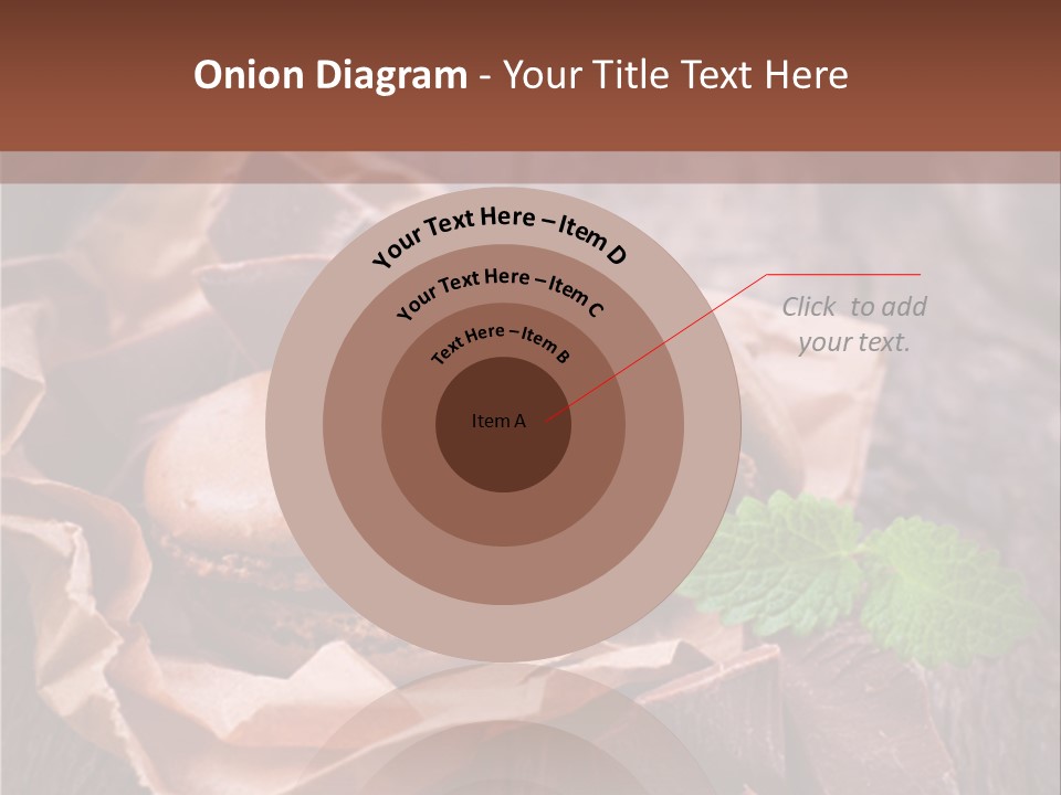 A Table Topped With Cookies And Chocolates On Top Of A Wooden Table PowerPoint Template