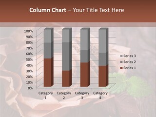 A Table Topped With Cookies And Chocolates On Top Of A Wooden Table PowerPoint Template