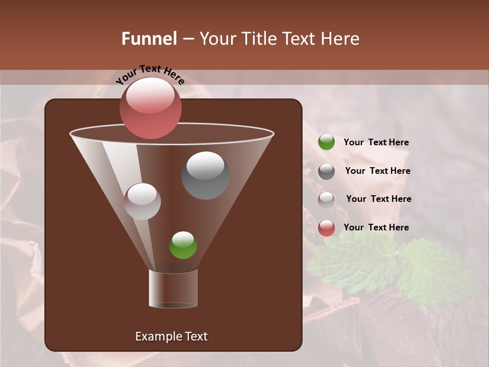 A Table Topped With Cookies And Chocolates On Top Of A Wooden Table PowerPoint Template