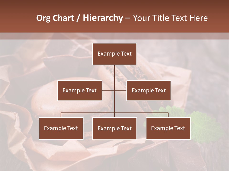 A Table Topped With Cookies And Chocolates On Top Of A Wooden Table PowerPoint Template