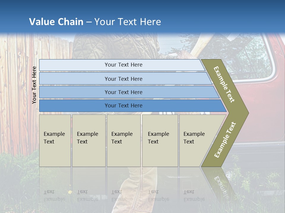 A Man Holding A Baseball Bat Sitting On The Back Of A Truck PowerPoint Template