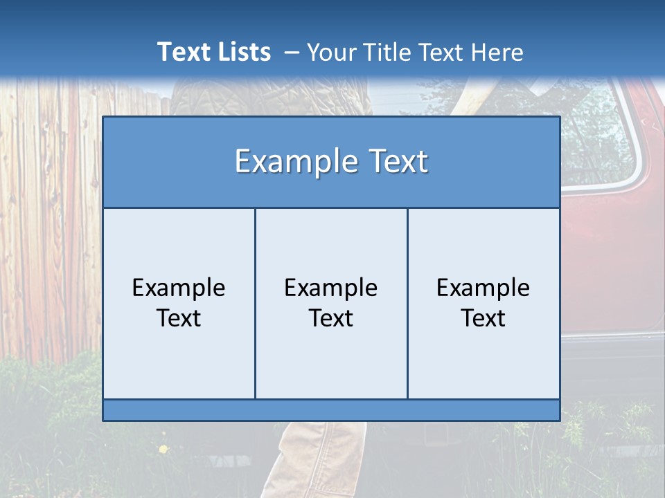 A Man Holding A Baseball Bat Sitting On The Back Of A Truck PowerPoint Template