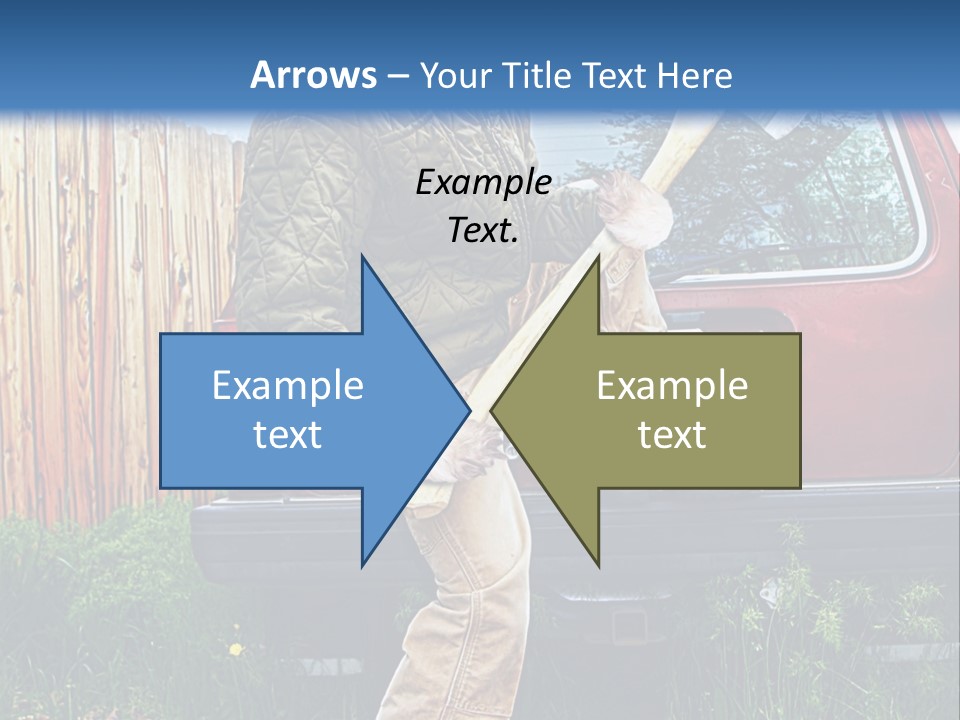 A Man Holding A Baseball Bat Sitting On The Back Of A Truck PowerPoint Template