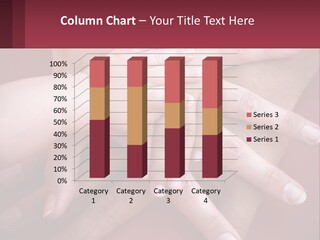 A Group Of Hands Holding A Baby's Hand PowerPoint Template