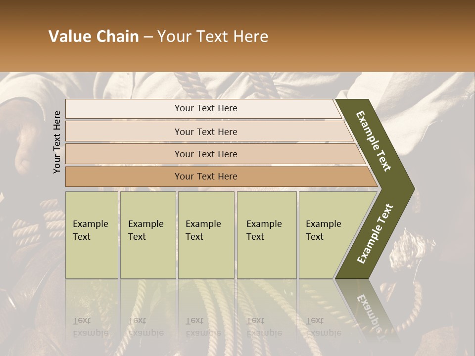 A Man Is Sitting On A Horse Holding A Rope PowerPoint Template