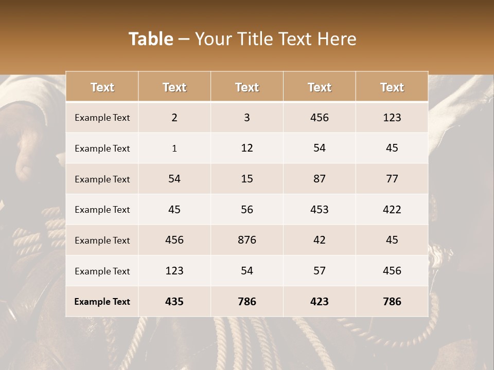 A Man Is Sitting On A Horse Holding A Rope PowerPoint Template