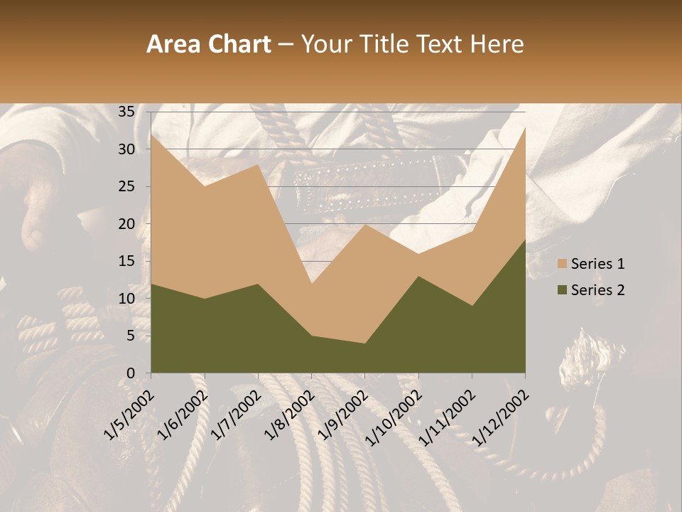 A Man Is Sitting On A Horse Holding A Rope PowerPoint Template