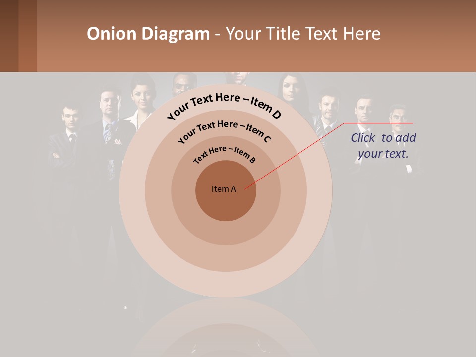 A Group Of Business People Standing In Front Of A Black Background PowerPoint Template