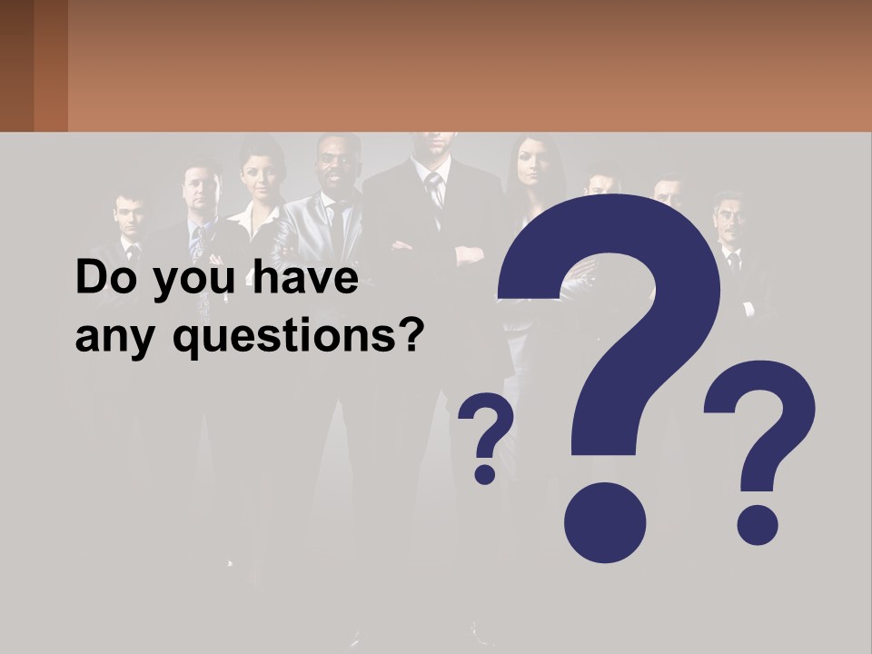 A Group Of Business People Standing In Front Of A Black Background PowerPoint Template