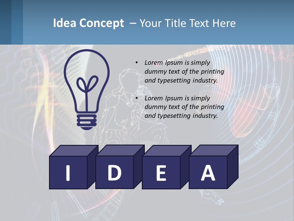 A Person Sitting In Front Of A Computer Screen PowerPoint Template