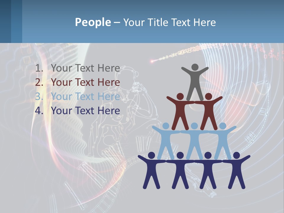 A Person Sitting In Front Of A Computer Screen PowerPoint Template