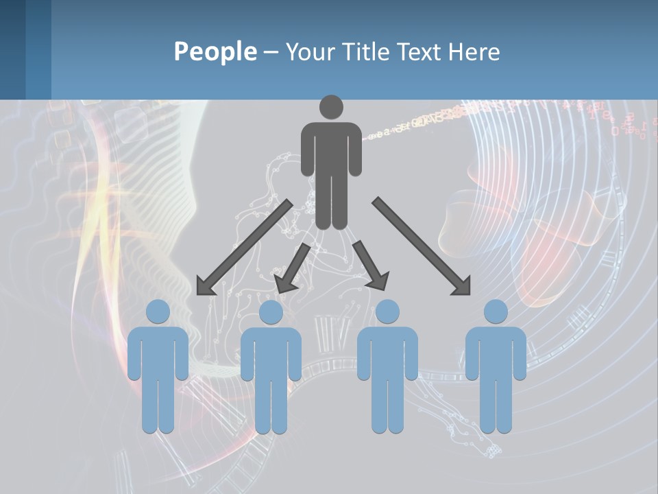 A Person Sitting In Front Of A Computer Screen PowerPoint Template