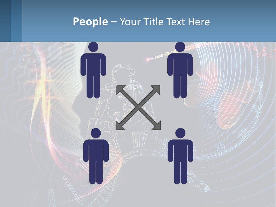 A Person Sitting In Front Of A Computer Screen PowerPoint Template