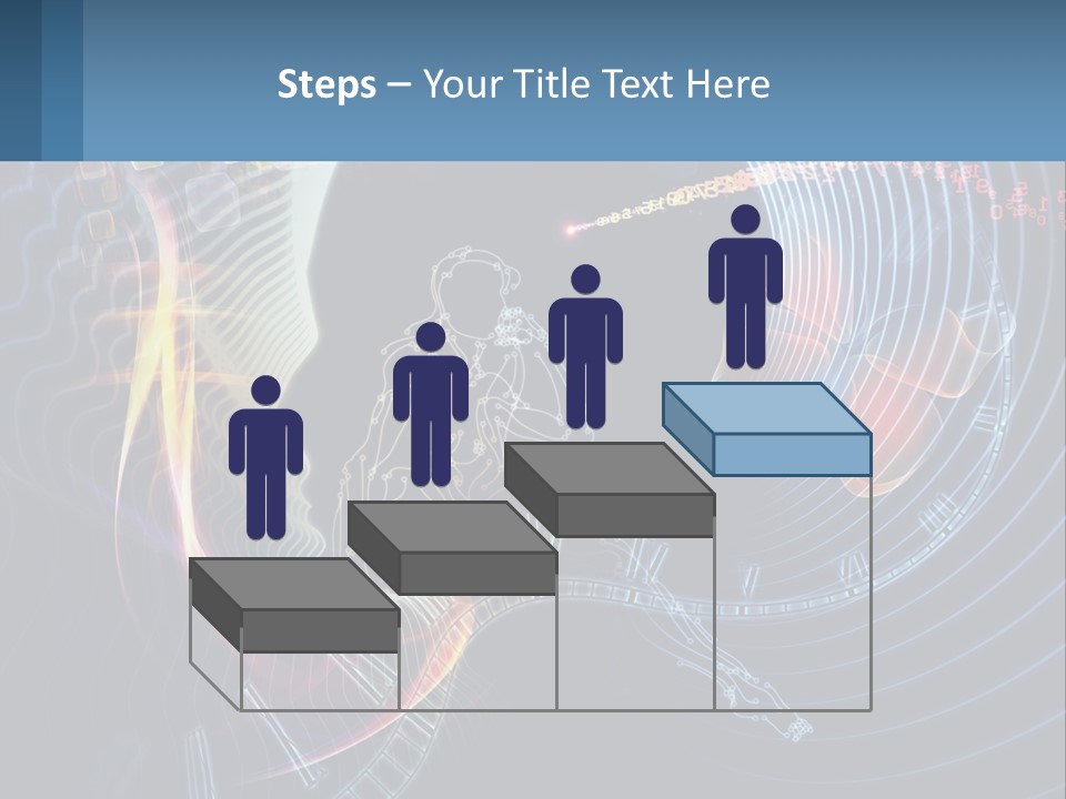 A Person Sitting In Front Of A Computer Screen PowerPoint Template