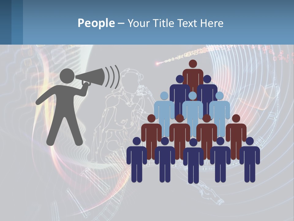 A Person Sitting In Front Of A Computer Screen PowerPoint Template