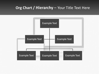 A Computer Monitor And A Laptop On A Table PowerPoint Template
