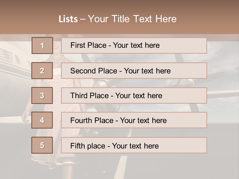 A Woman In A Dress Carrying A Suitcase And A Suitcase PowerPoint Template