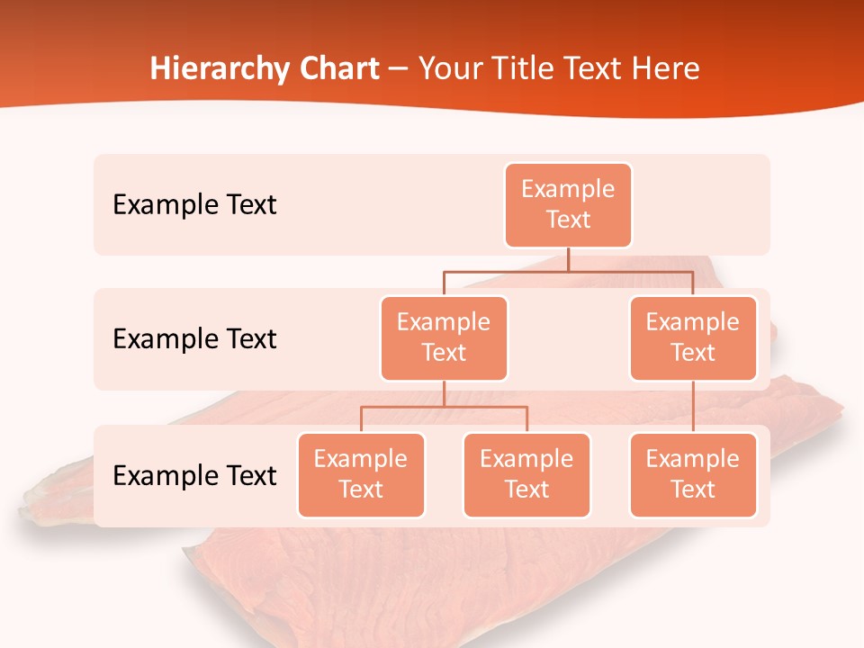 Two Raw Salmons On A White Background Powerpoint Template PowerPoint Template