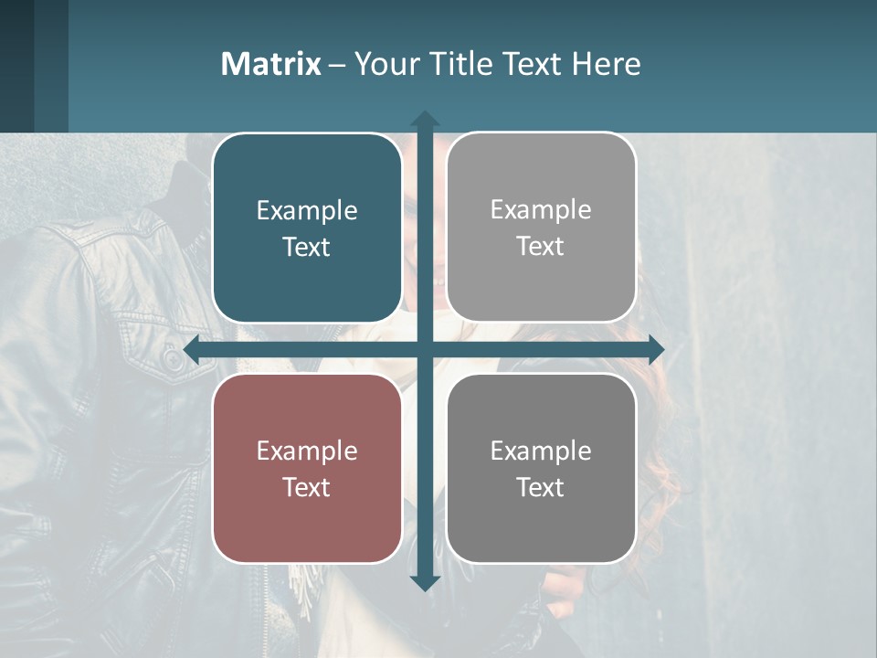 A Man And A Woman Kissing In Front Of A Wall PowerPoint Template