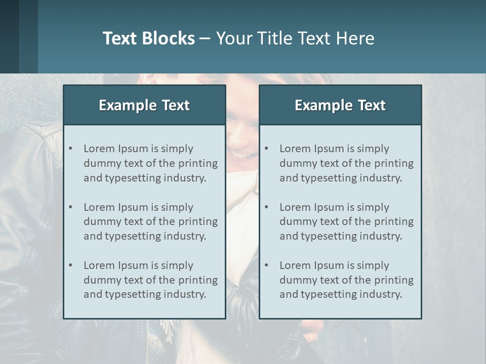 A Man And A Woman Kissing In Front Of A Wall PowerPoint Template