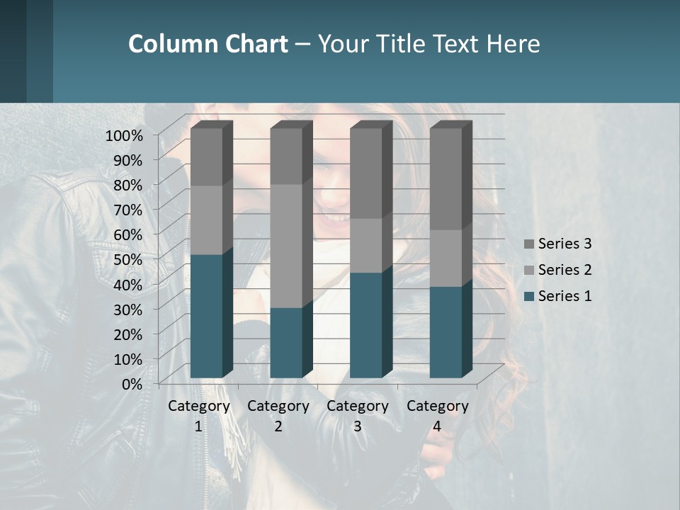 A Man And A Woman Kissing In Front Of A Wall PowerPoint Template