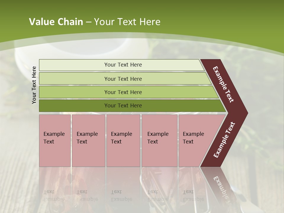 A Jar Filled With Food Sitting On Top Of A Wooden Table PowerPoint Template