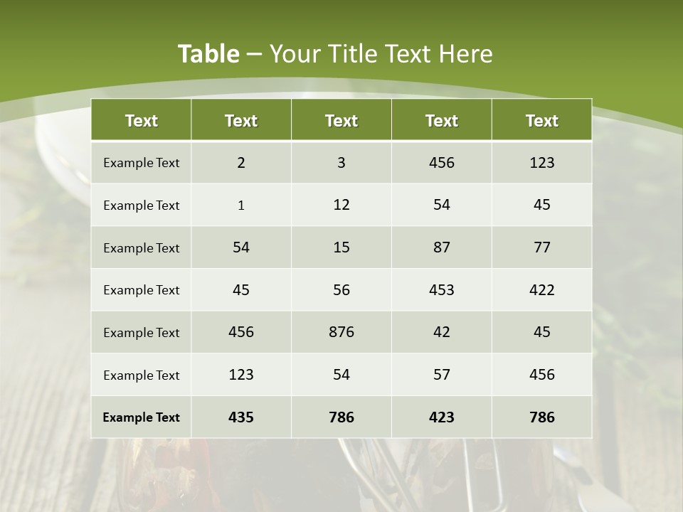 A Jar Filled With Food Sitting On Top Of A Wooden Table PowerPoint Template