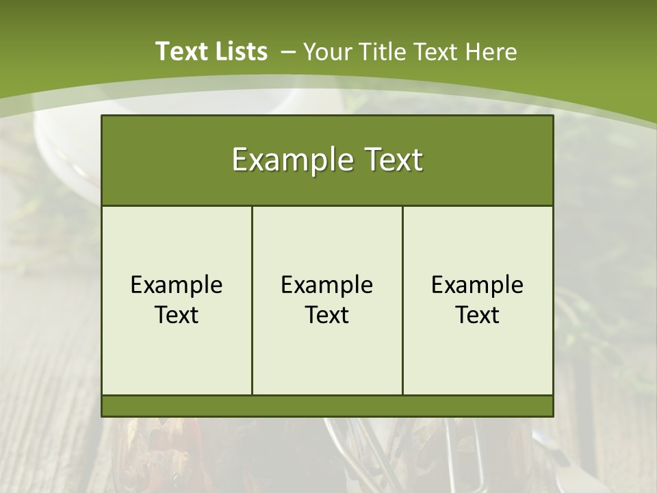 A Jar Filled With Food Sitting On Top Of A Wooden Table PowerPoint Template