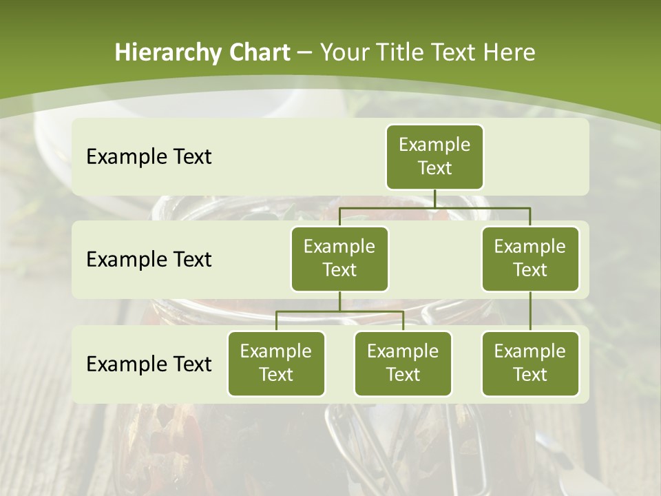 A Jar Filled With Food Sitting On Top Of A Wooden Table PowerPoint Template