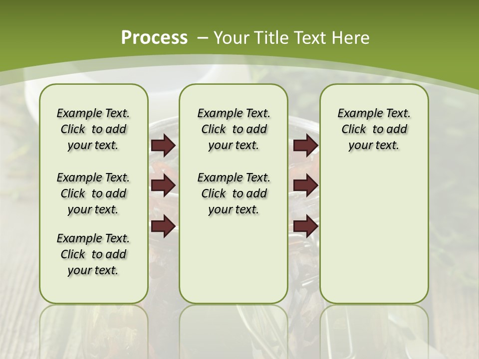 A Jar Filled With Food Sitting On Top Of A Wooden Table PowerPoint Template