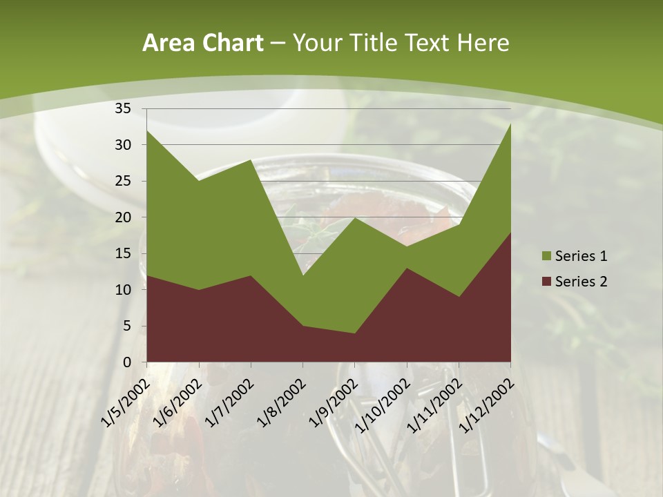 A Jar Filled With Food Sitting On Top Of A Wooden Table PowerPoint Template