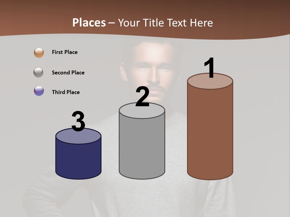 A Man Standing With His Hands On His Hips PowerPoint Template