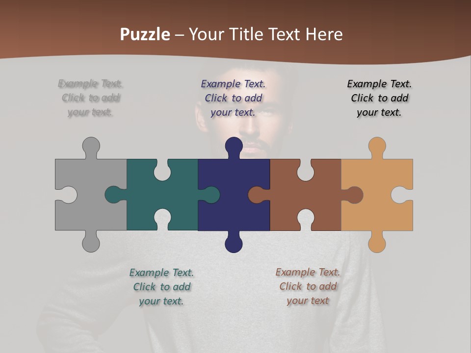 A Man Standing With His Hands On His Hips PowerPoint Template