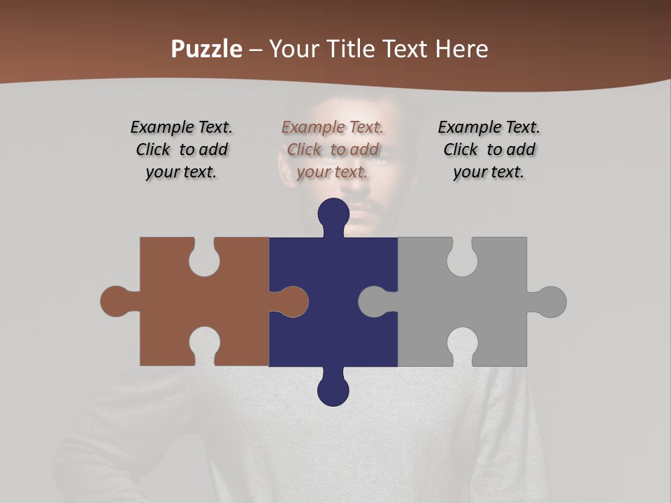 A Man Standing With His Hands On His Hips PowerPoint Template