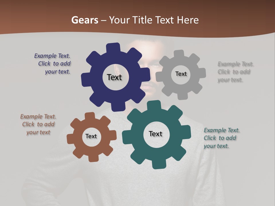 A Man Standing With His Hands On His Hips PowerPoint Template