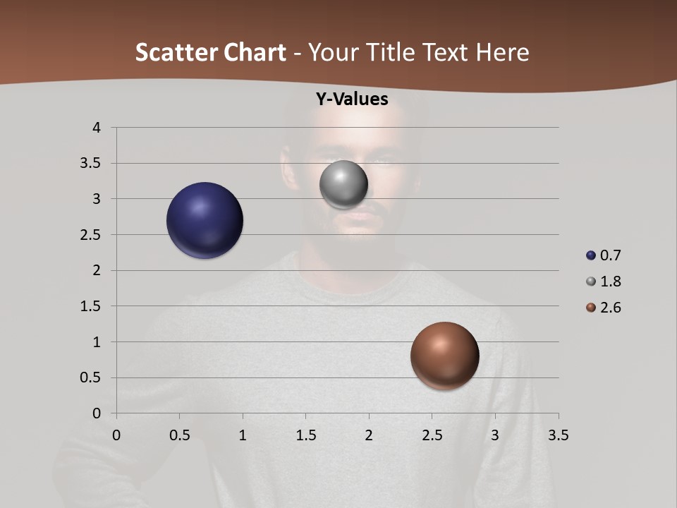 A Man Standing With His Hands On His Hips PowerPoint Template