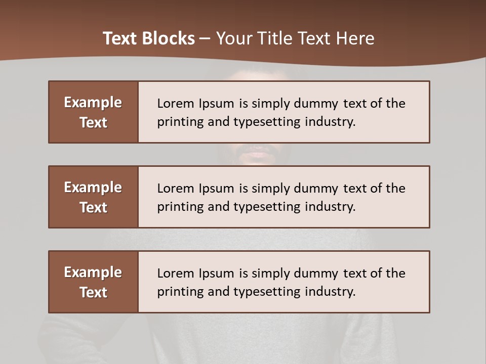 A Man Standing With His Hands On His Hips PowerPoint Template