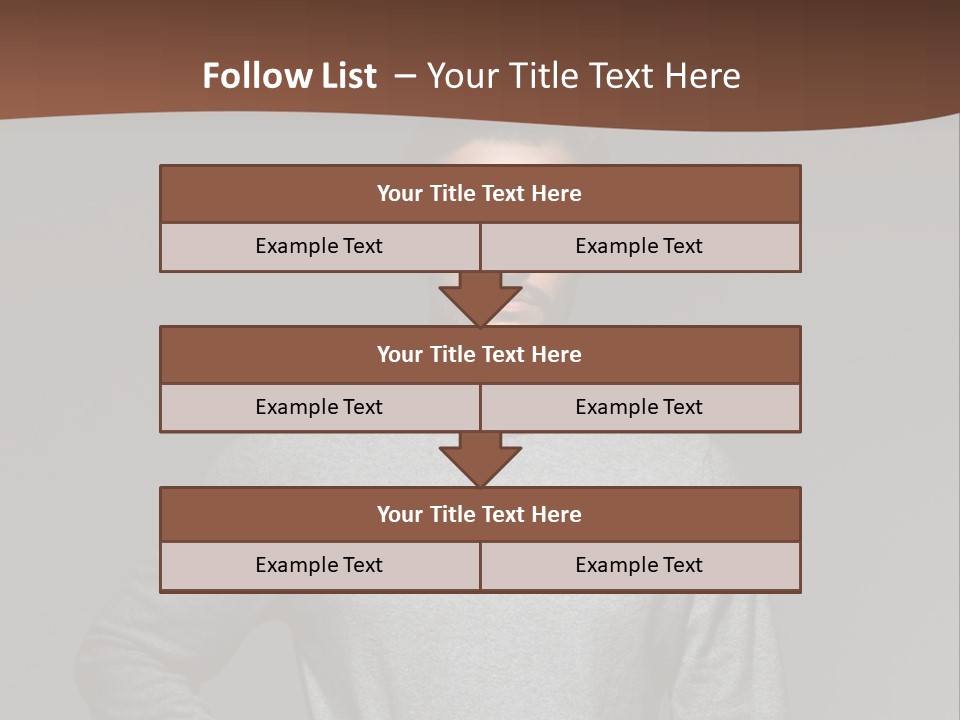 A Man Standing With His Hands On His Hips PowerPoint Template
